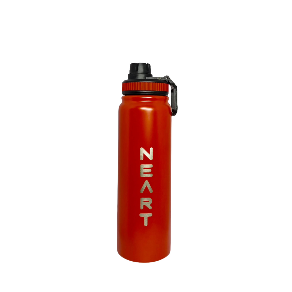 Red 800ml water bottle – fitness and lifestyle