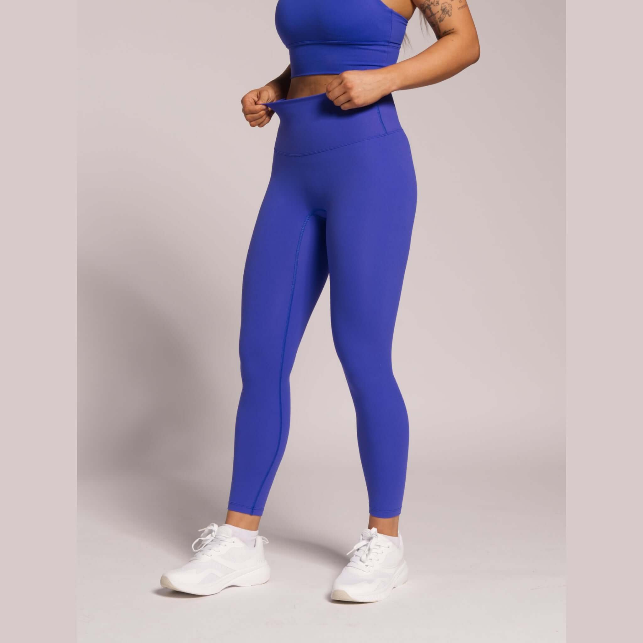 Irish-designed True Blue fitness leggings for women