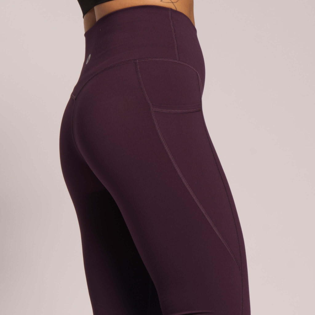 Pocket leggings for women – dark purple Neart Activewear