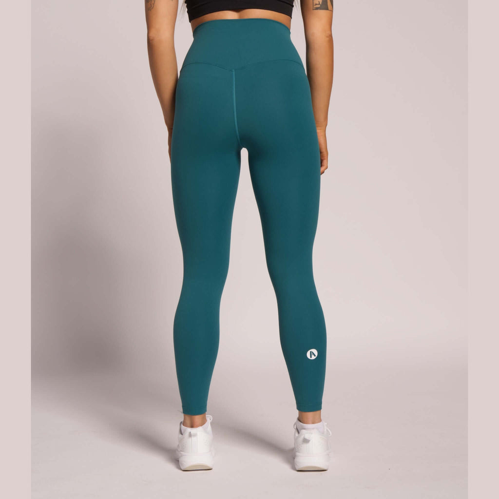 Stylish sea green workout leggings for women