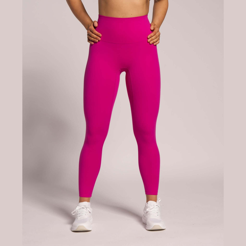 Soft pink gym leggings – designed in Ireland