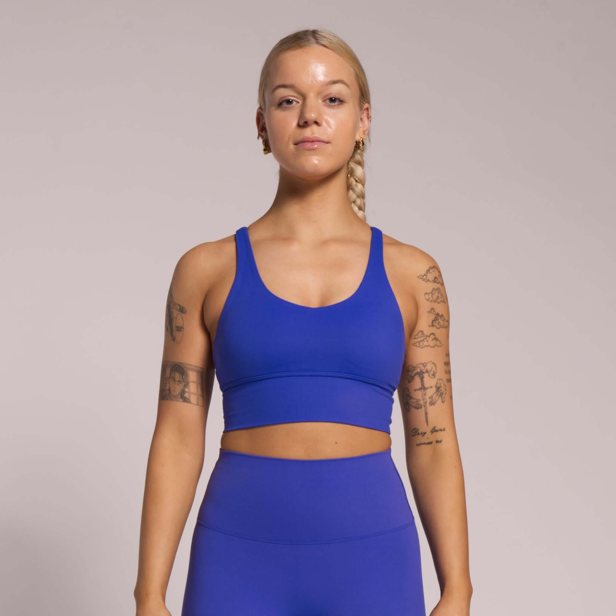 True Blue medium support sports bra – women’s gym wear